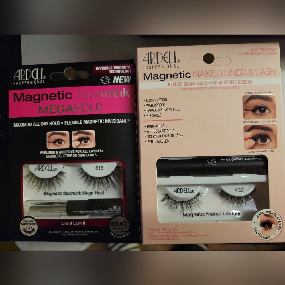 Ardell Magnetic Fauxmink & Naked Magnetic Lashes - Black